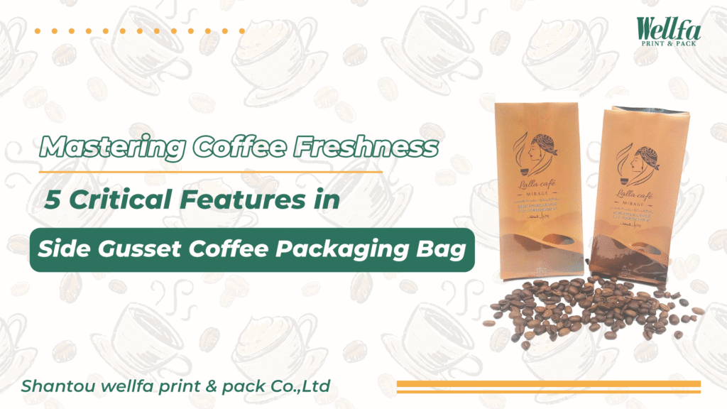 Mastering Coffee Freshness: 5 Critical Features in Side Gusset Coffee Packaging Bag 1 Side Gusset Coffee Bags
