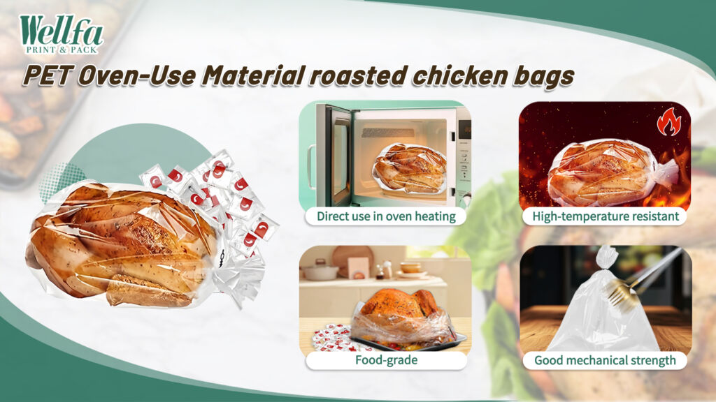 PET Oven-Use Material roasted chicken bags​