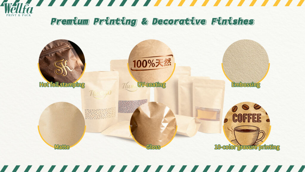 从材料到工艺oKraft Paper Doypack质量发展的途径 Premium Printing & Decorative Finishes