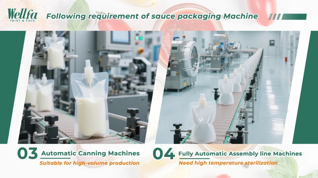 How to choose your sauce packaging based on your machine 4 sauce packaging based on machine 6 拷贝 1 Wellfa Sauce Packaging Solutions for Your Machine