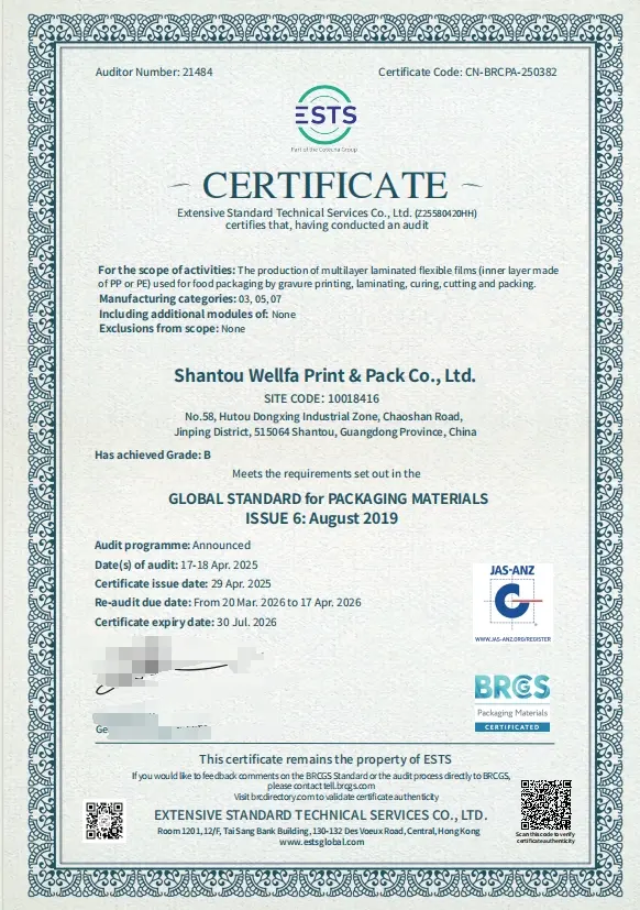 BRC GS Certification
