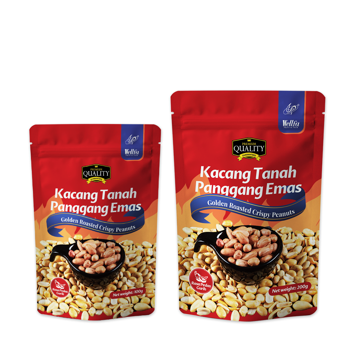 PE Mono Material Dried Fruit Stand Up Recycle Nuts Doypack