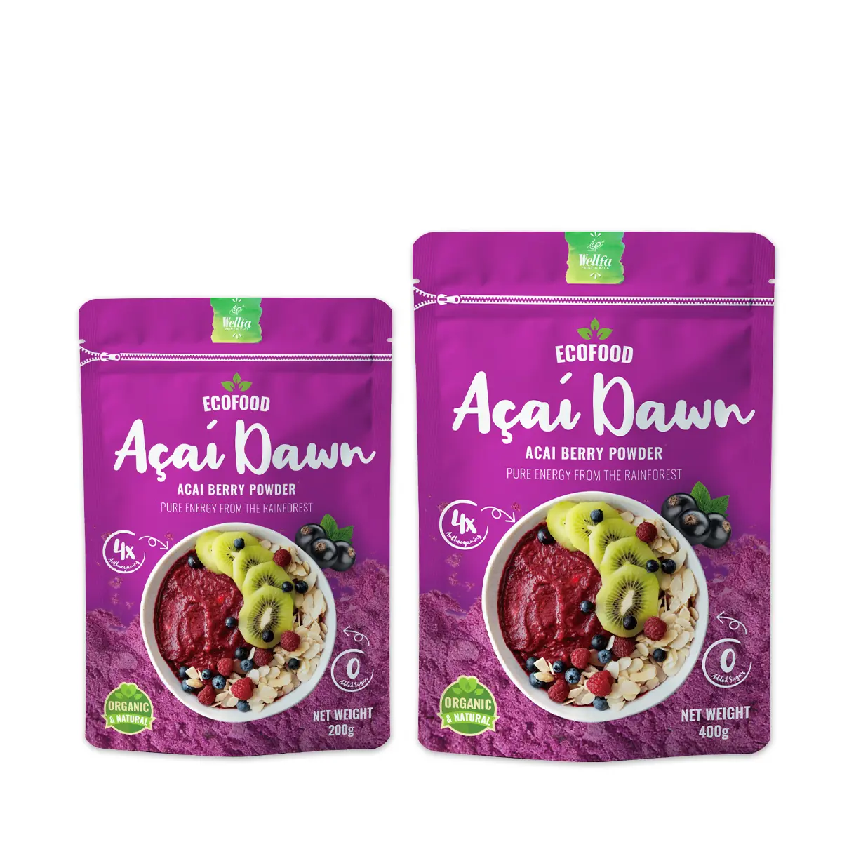 Acai Powder Stand Up Pouch