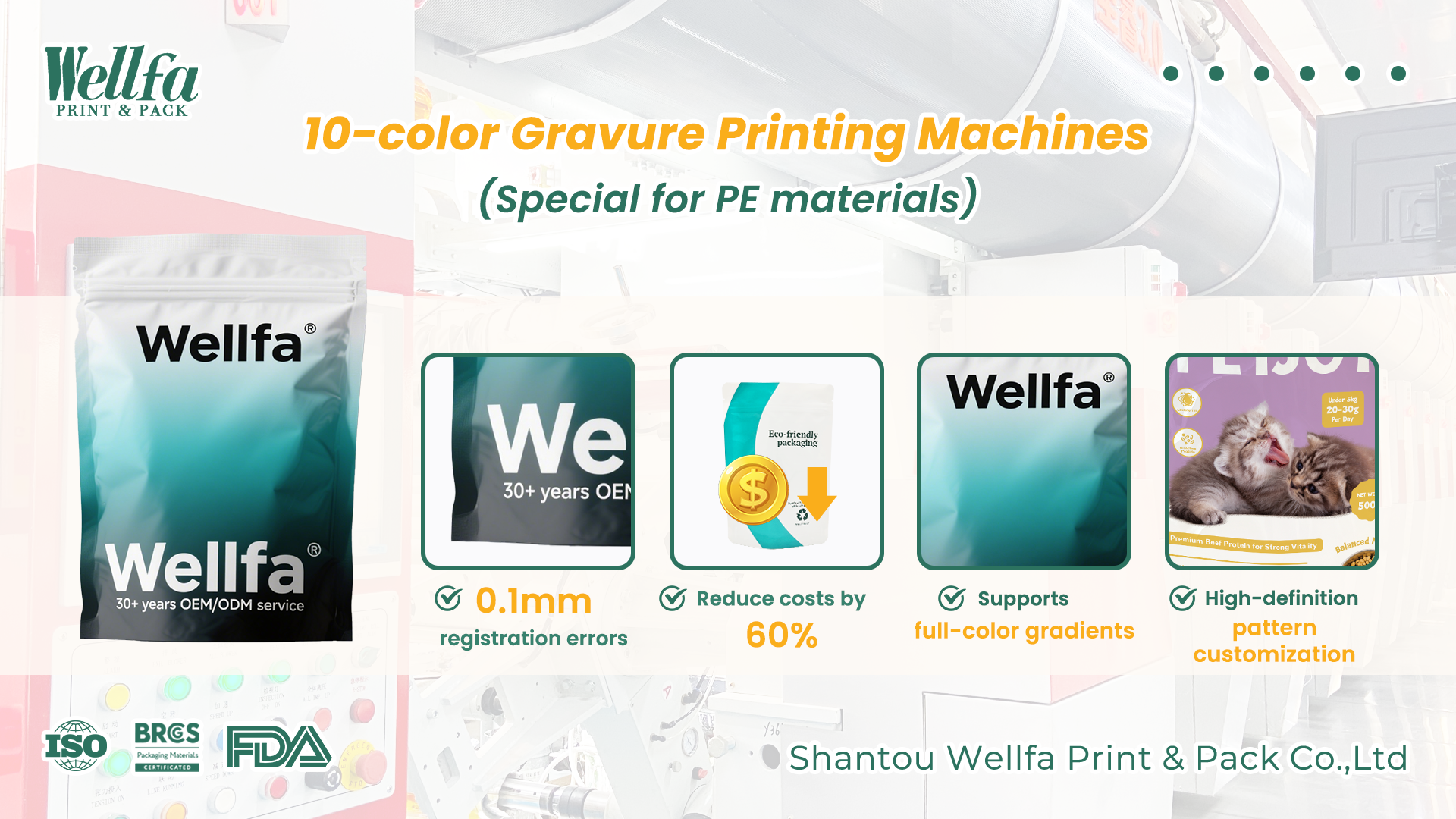 Mono PE Stand Up Zippered Pouch 4