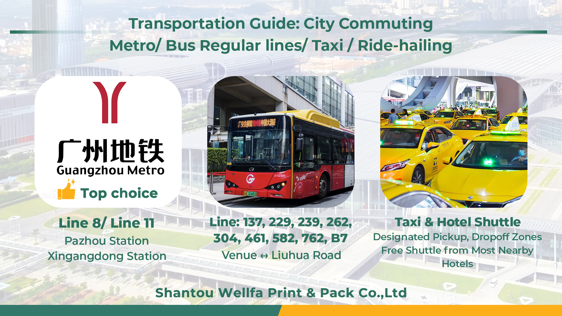 Guide to Transportation and Accommodation 4 139th Canton Fair