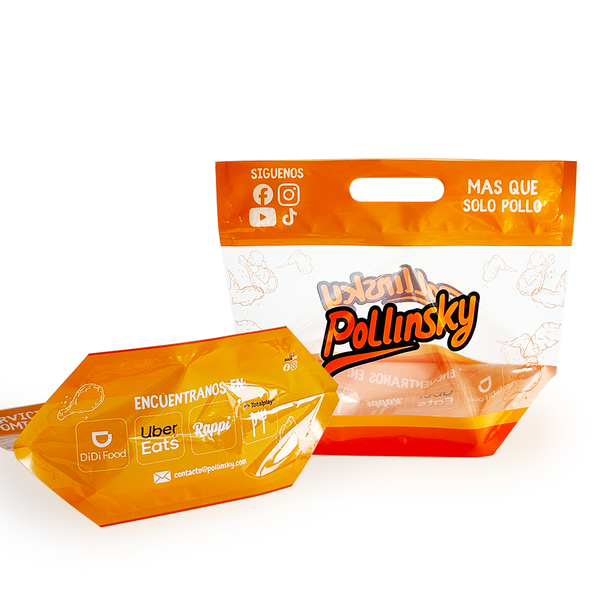 Hot Anti-fog with Resealable Zipper Handle Roasted Chicken Bag