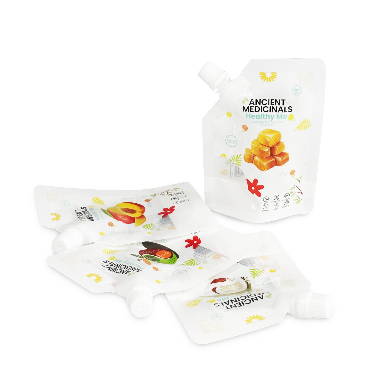 250ml 500ml Beverage Juice Drink Spout Stand Up Pouch Bag Doypack