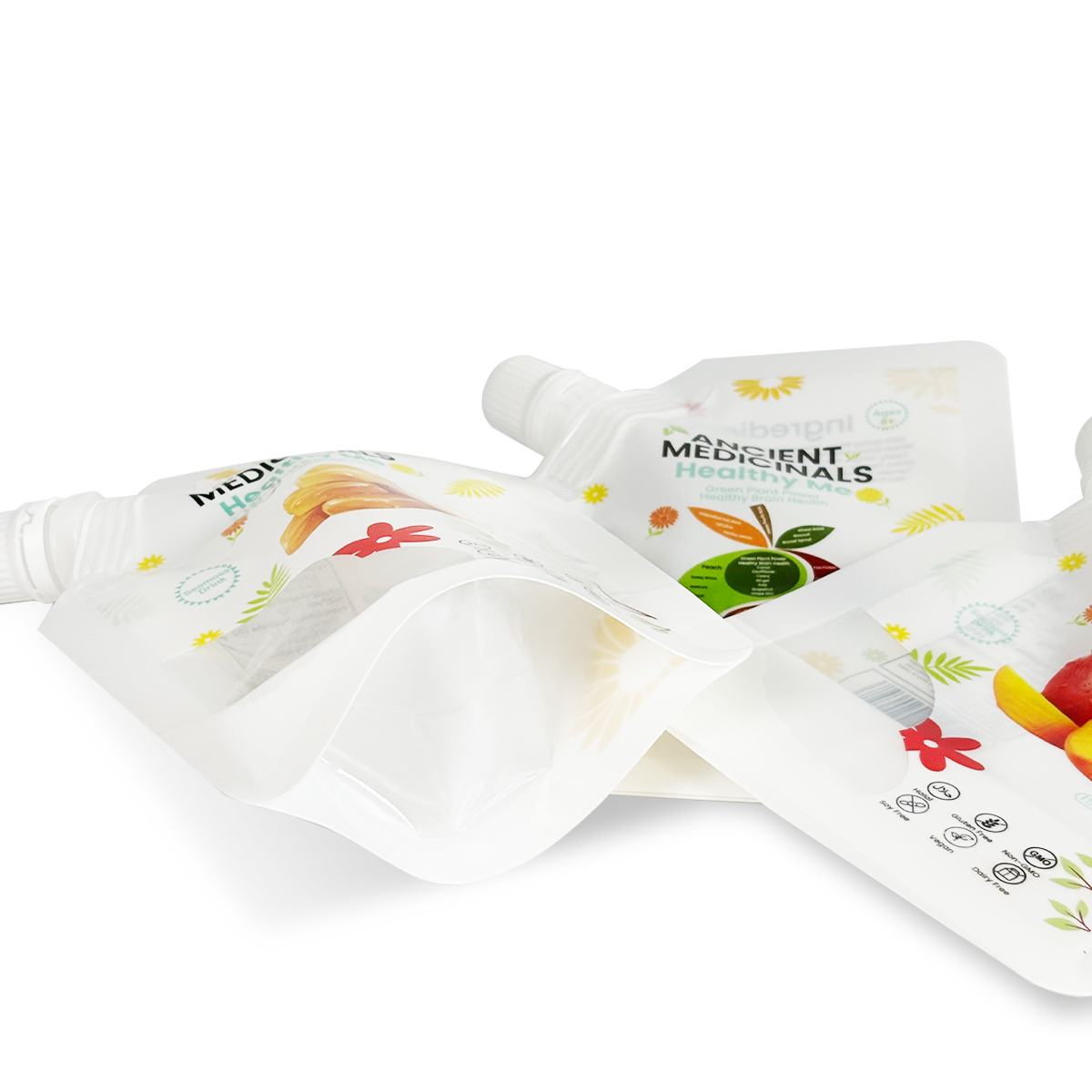 250ml 500ml Beverage Juice Drink Spout Stand Up Pouch Bag Doypack