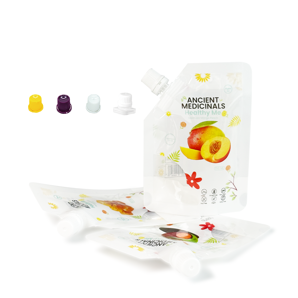 250ml 500ml Beverage Juice Drink Spout Stand Up Pouch Bag Doypack