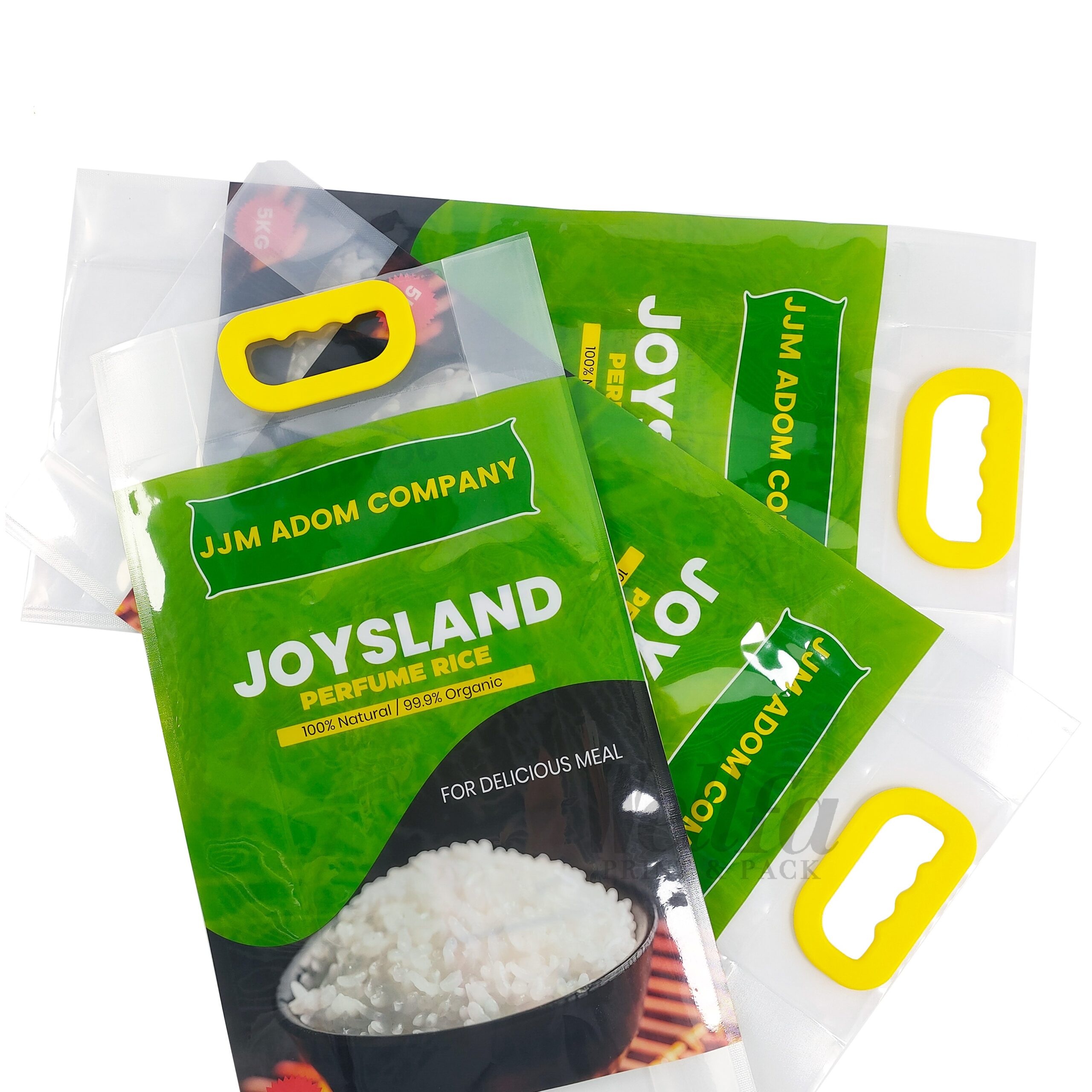 Nylon Vacuum 500G 1Kg 5Kg Handle Rice Bag