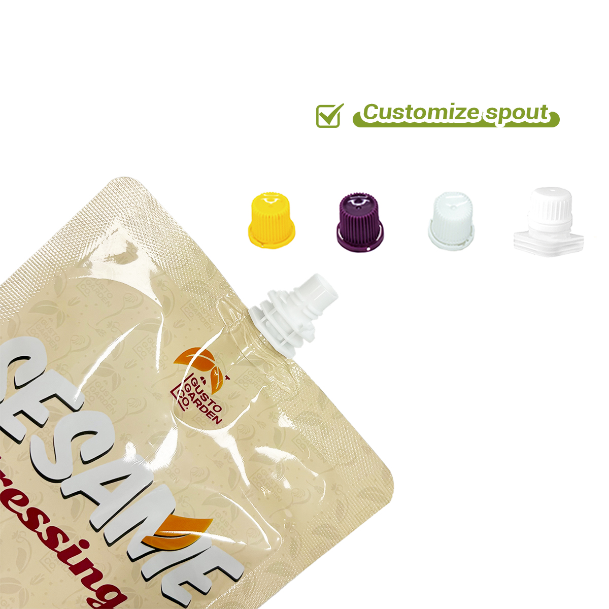 Sesame Paste Retort Barbecue Sauce Spout Pouches Manufacturer