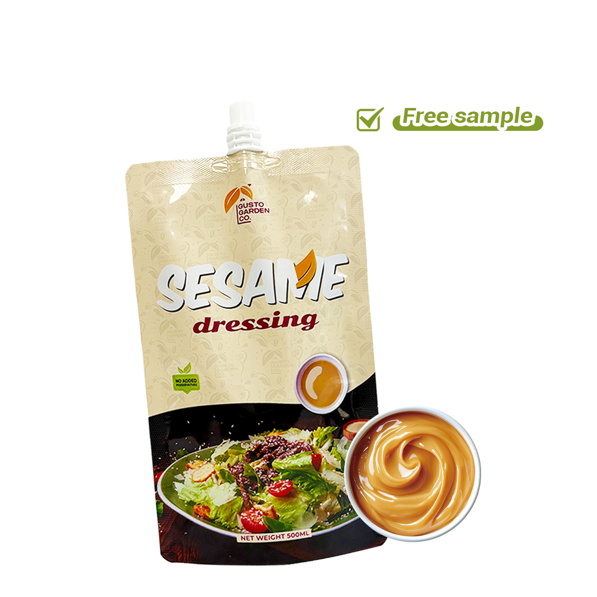 Sesame Paste Retort Barbecue Sauce Spout Pouches Manufacturer