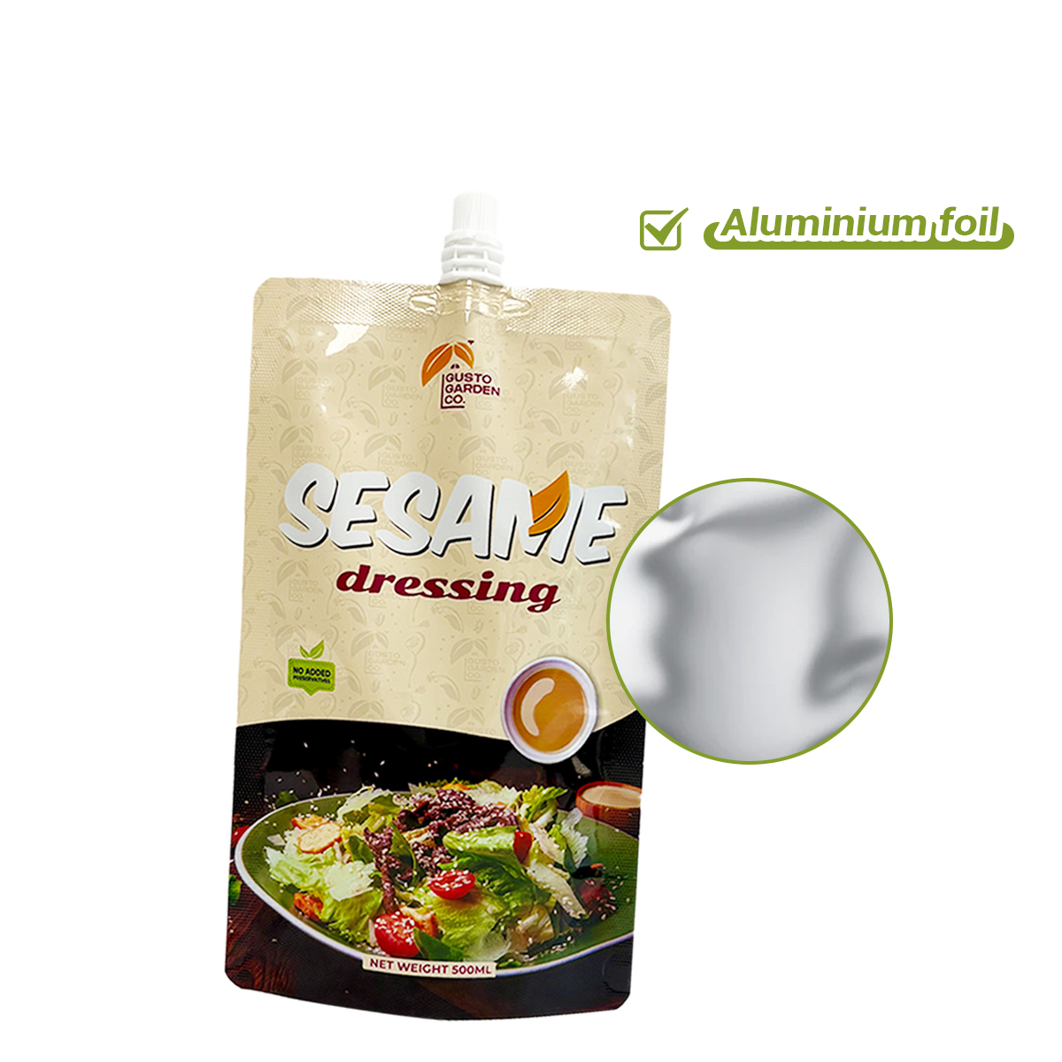 Sesame Paste Retort Barbecue Sauce Spout Pouches Manufacturer