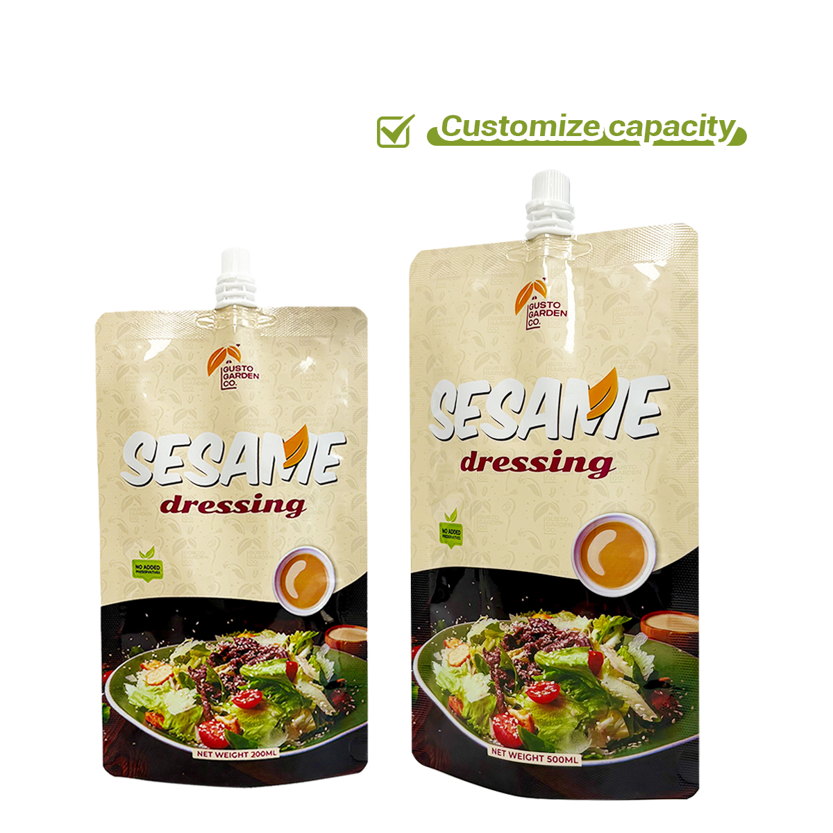 Sesame Paste Retort Barbecue Sauce Spout Pouches Manufacturer