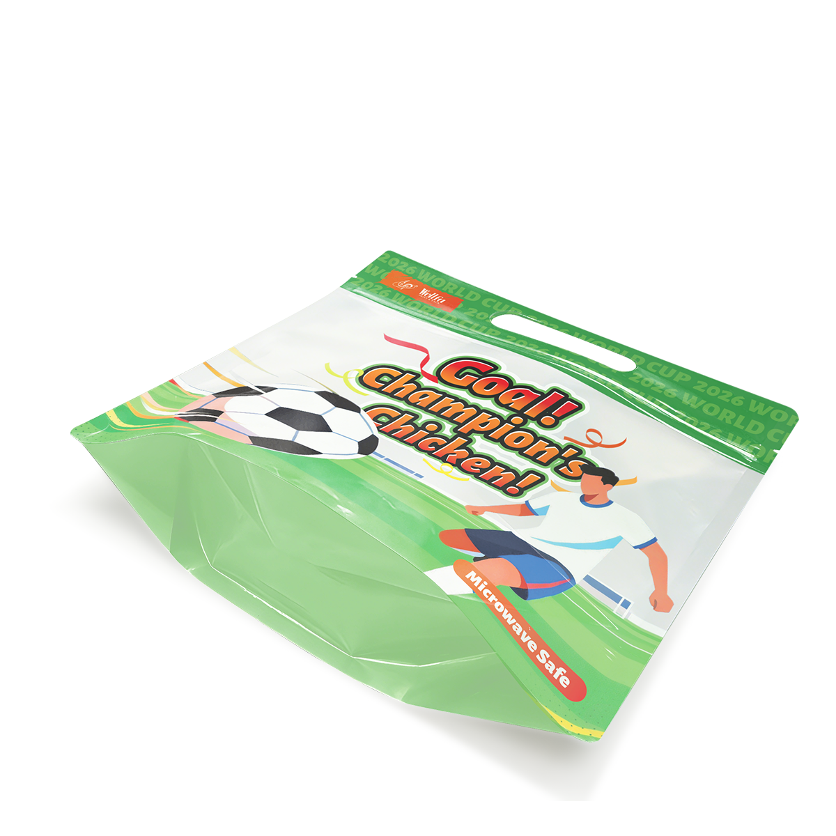 Anti-fog Handle Clear Window Roast Chicken Bag