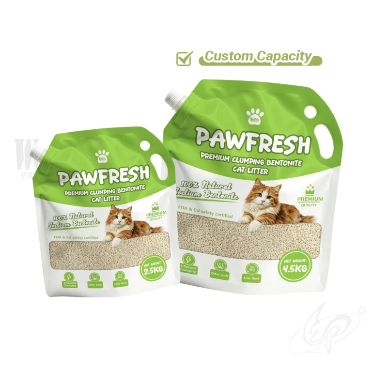 cat litter packaging bag