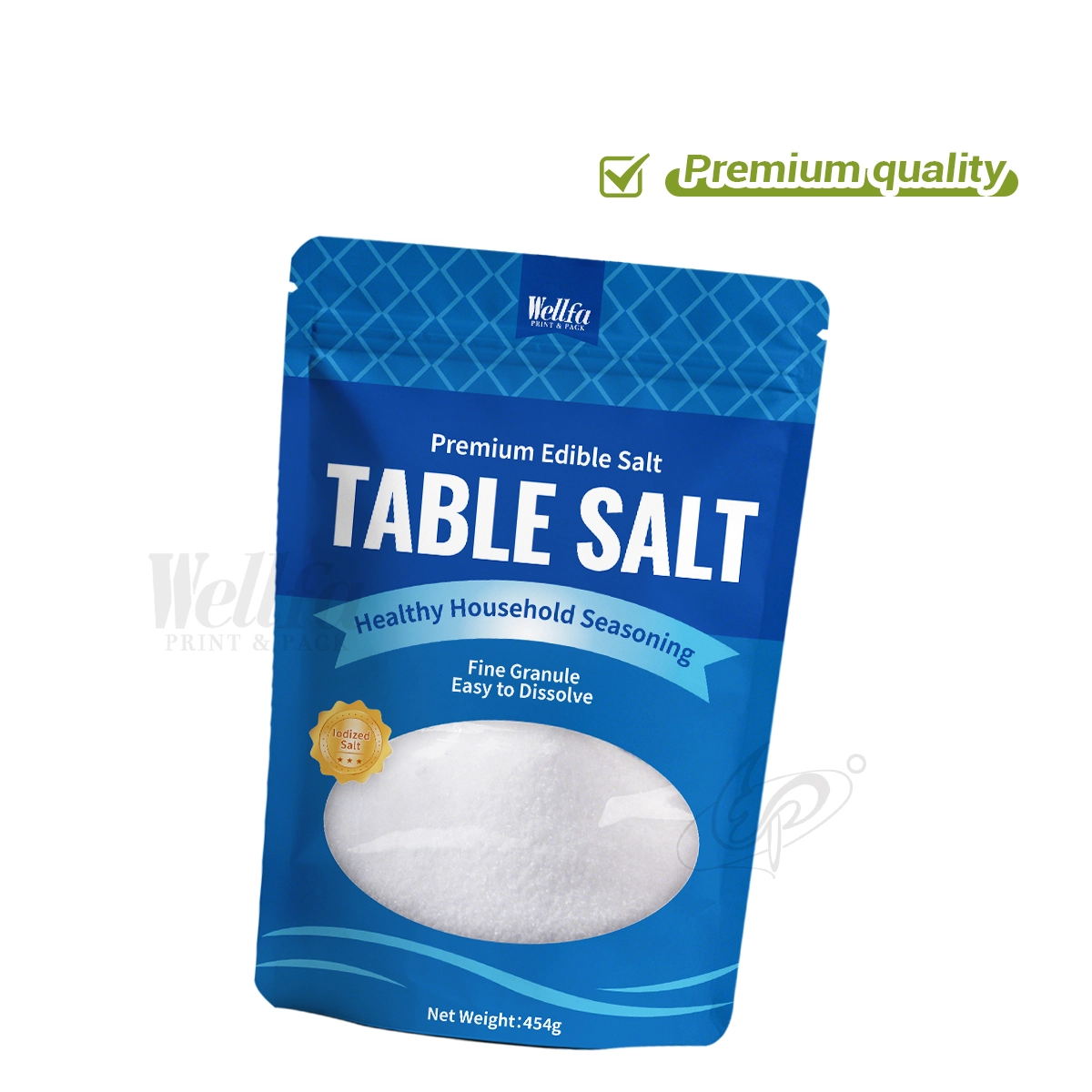 Edible Salt Stand up Pouches Manufacturers