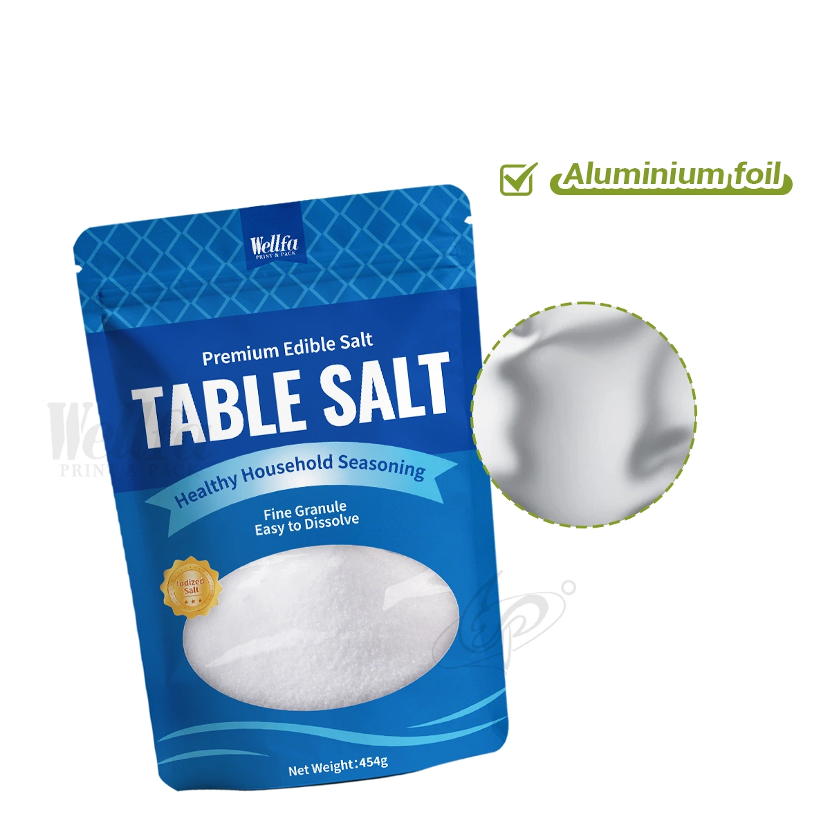 Edible Salt Stand up Pouches Manufacturers