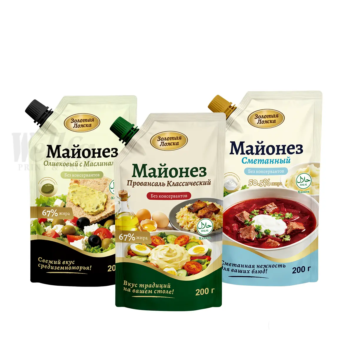 Sauce Retort Pouch Manufacturing
