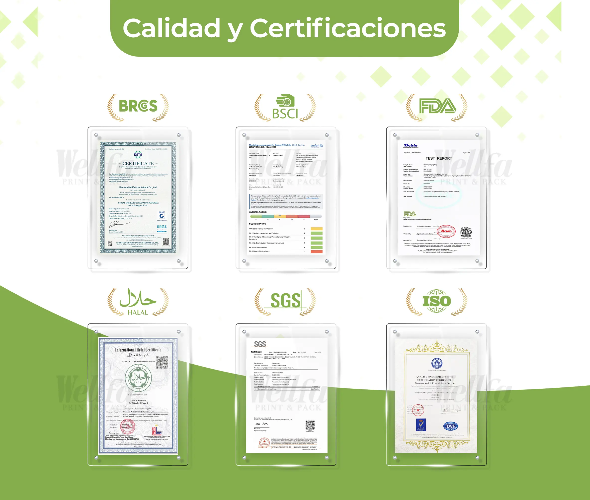 Calidad y Certificaciones