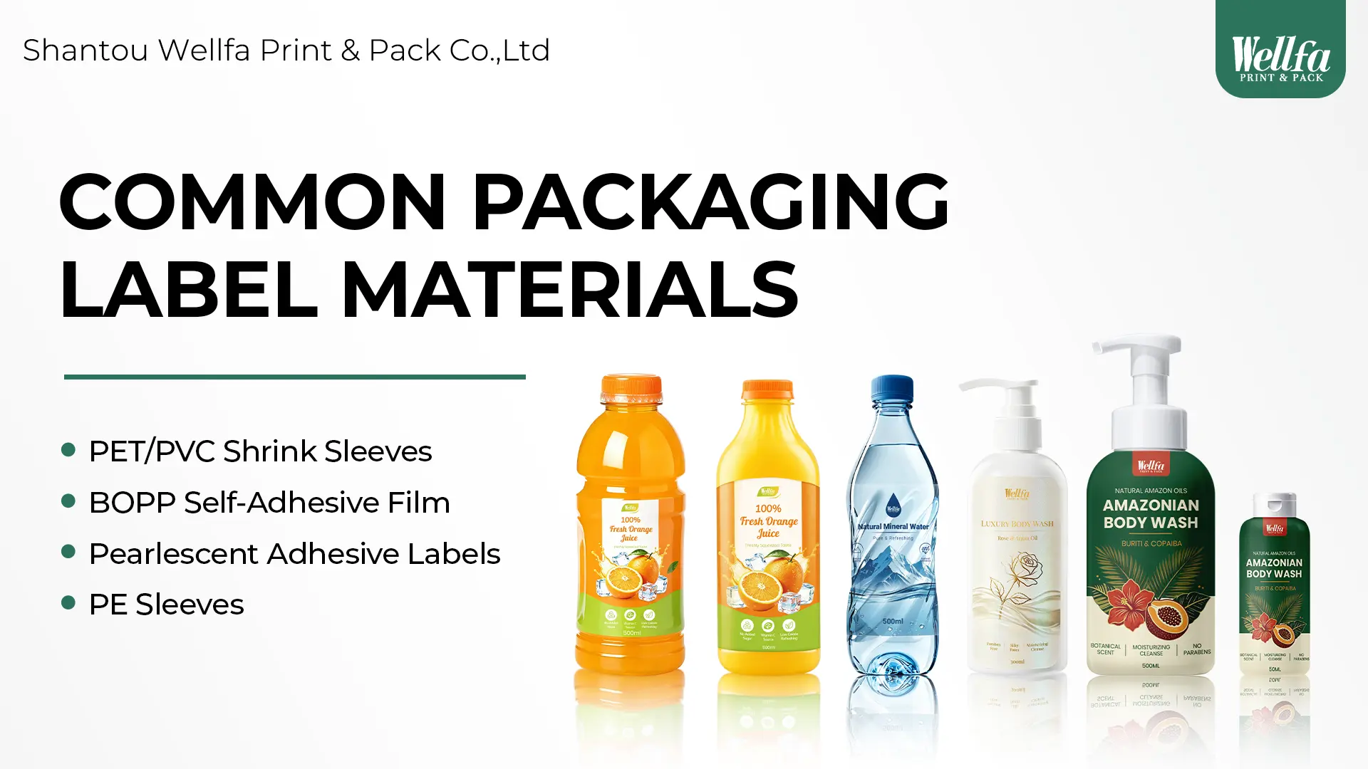 Common Packaging Label Materials Applications 1