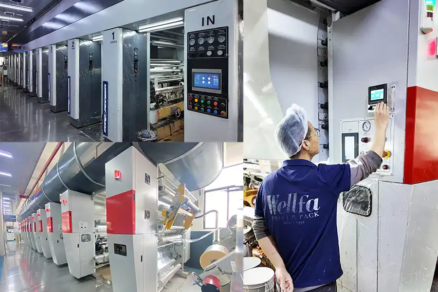 10-color high-speed gravure printing process