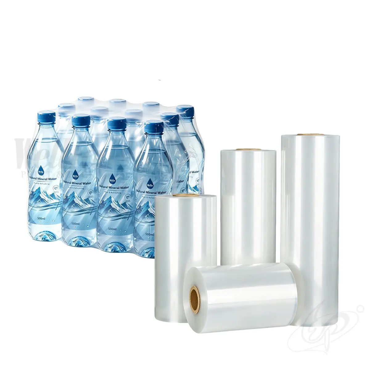 Mineral Water Shrink Film Tear-resistant Dustproof