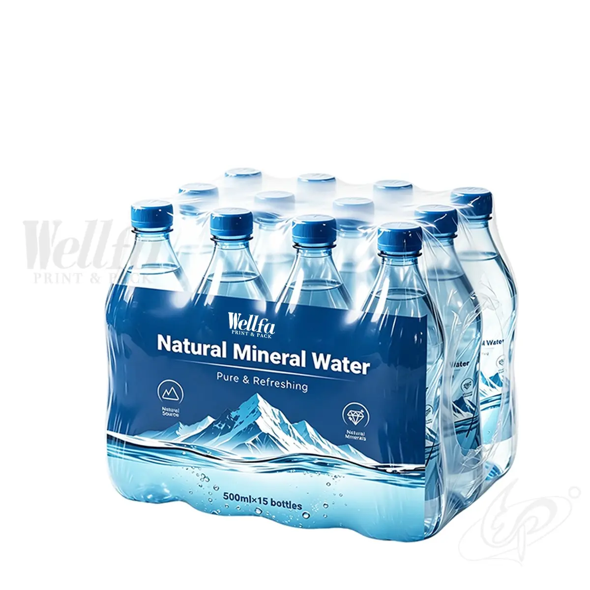 Juice Waterproof Bottle Shrink Sleeve Label