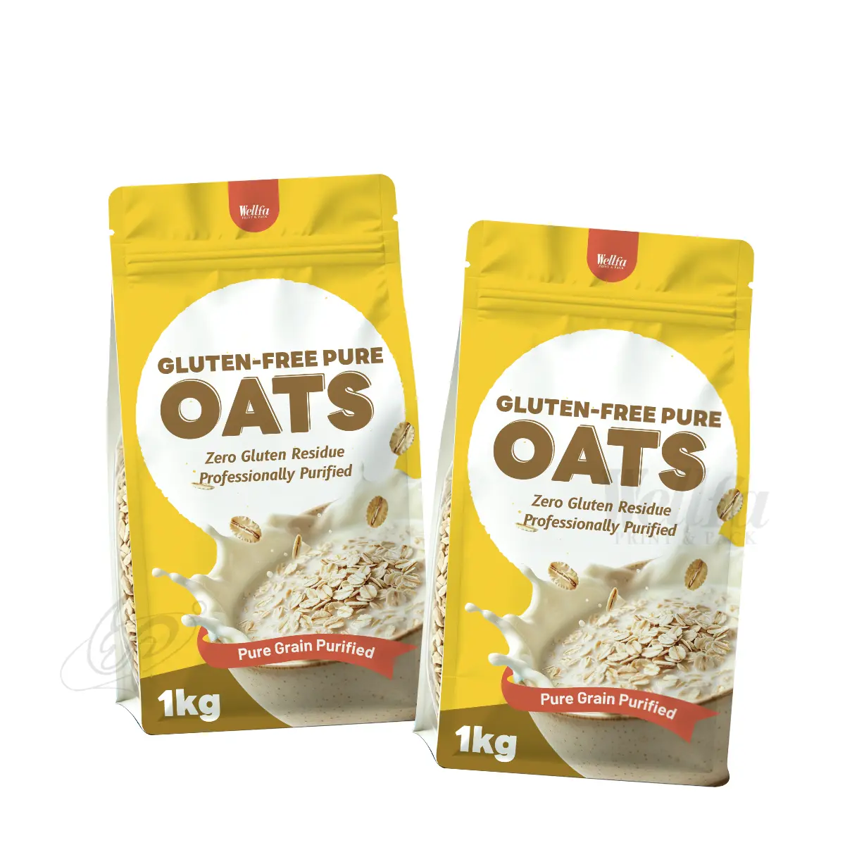 Oat Flat Bottom Pouch