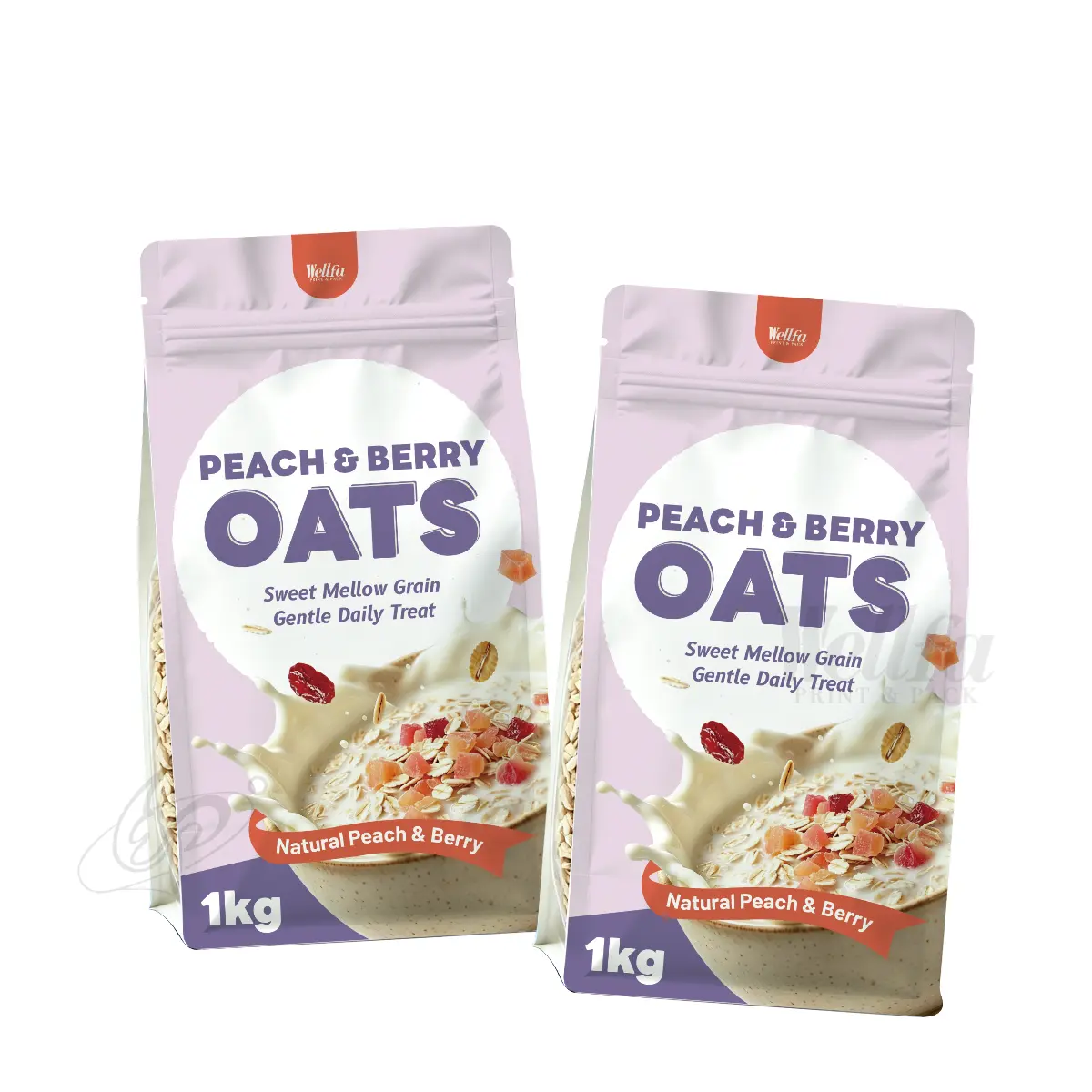 Oat Cereal Packaging Bag