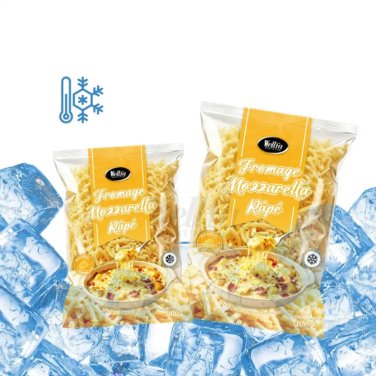 Sachet Pouch Shredded Cheese Packaging Bag