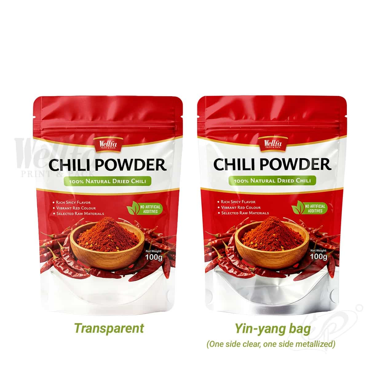Chili Powder Stand up Pouch