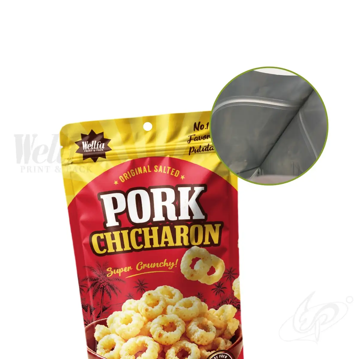 100g 150g Pork Chicharon Packaging Doypack