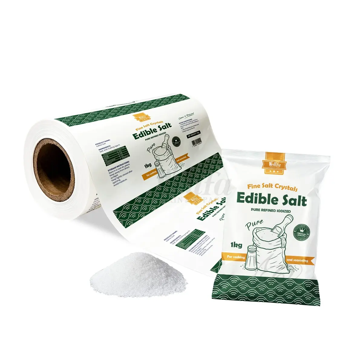 Edible Salt Roll Film Packaging Bag Sachet Pouch