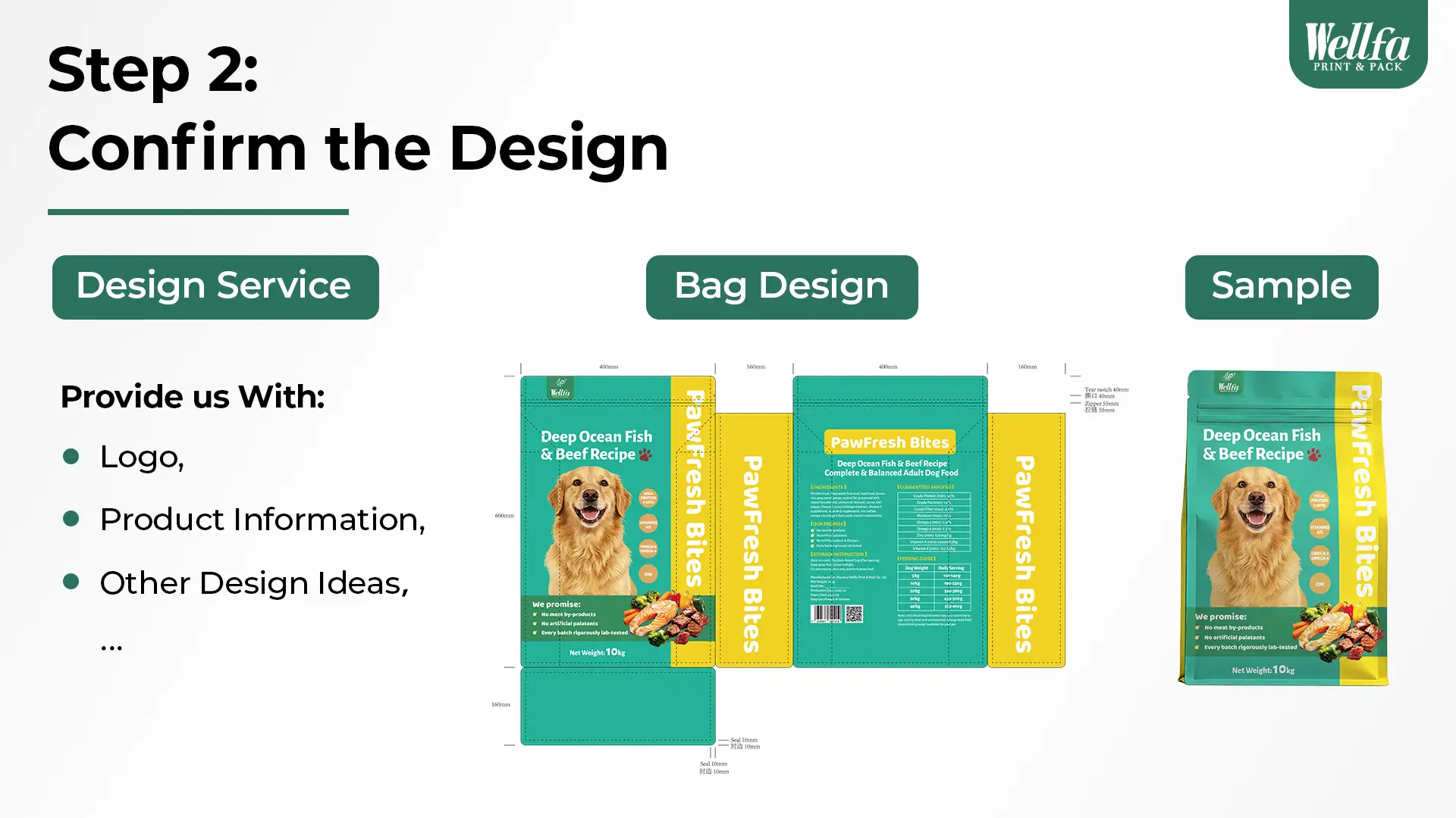 Custom 8 Side Seal Pet Food Bags 3 8-side seal pet food bag